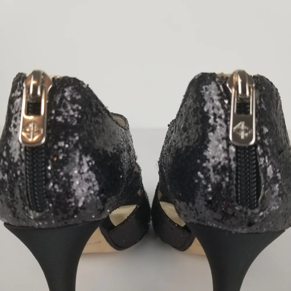Antonio‎ Melani Black Slender Heel Size 8.5M